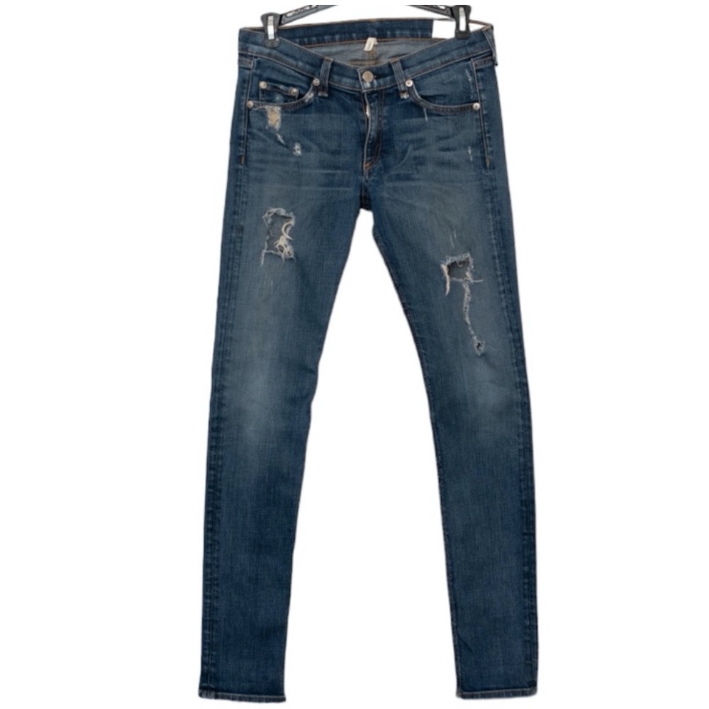 Rag & Bone Women's Skinny Stretch Distressed Jeans Size 27